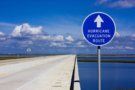 Stock photo of a hurricane evacuation route