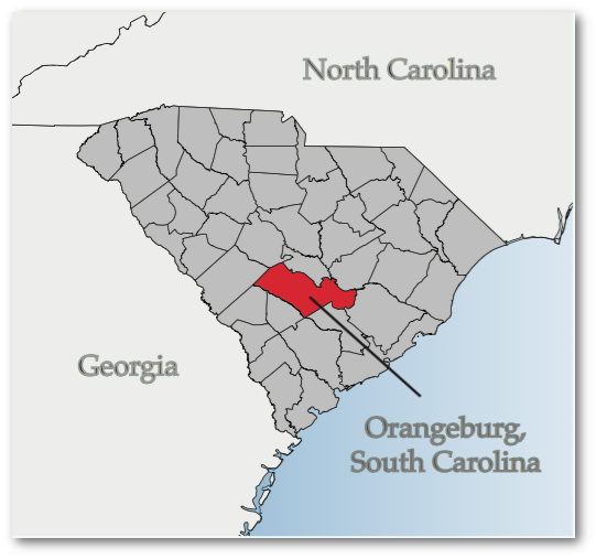 Map Of Orangeburg Sc - Fredi Jo-Anne