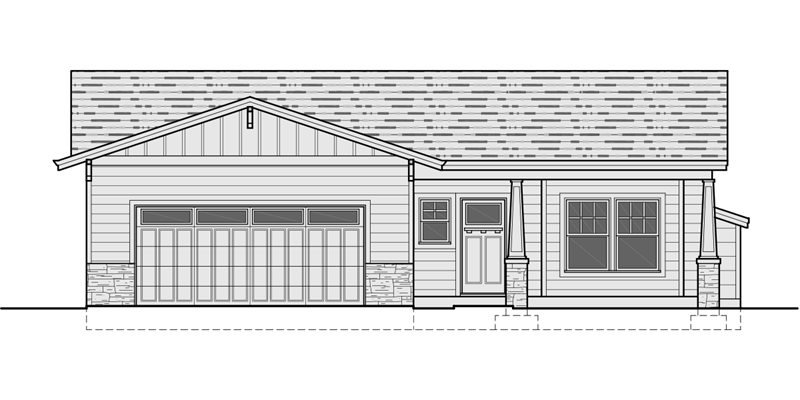 Slab One Story Front
